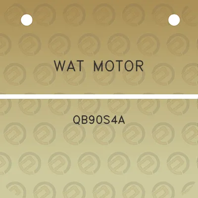 wat-motor-qb90s4a