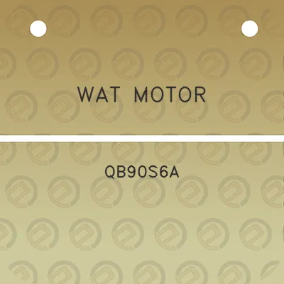 wat-motor-qb90s6a