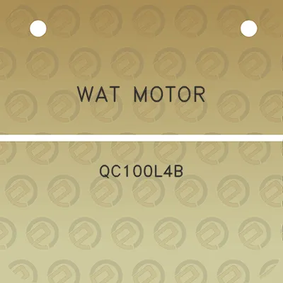 wat-motor-qc100l4b