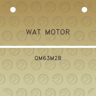 wat-motor-qm63m2b