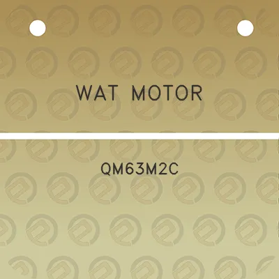 wat-motor-qm63m2c