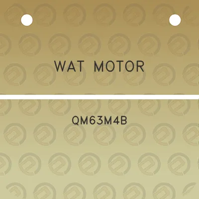 wat-motor-qm63m4b