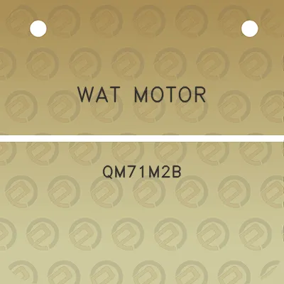 wat-motor-qm71m2b