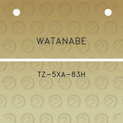 watanabe-tz-5xa-83h