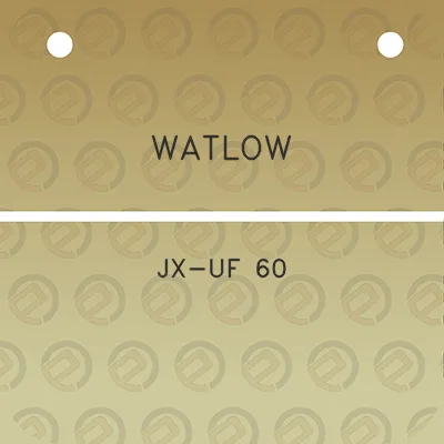 watlow-jx-uf-60