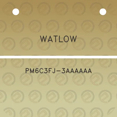 watlow-pm6c3fj-3aaaaaa