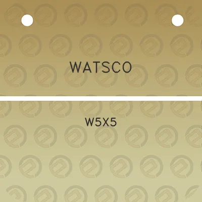 watsco-w5x5