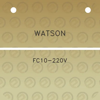 watson-fc10-220v