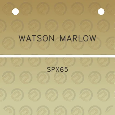 watson-marlow-spx65