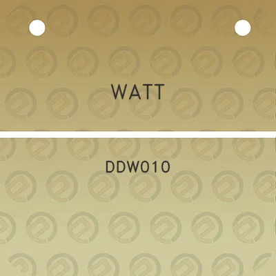 watt-ddw010