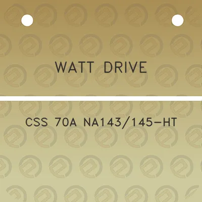 watt-drive-css-70a-na143145-ht