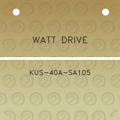 watt-drive-kus-40a-sa105