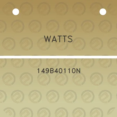 watts-149b40110n