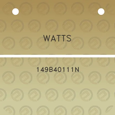 watts-149b40111n