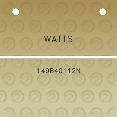 watts-149b40112n