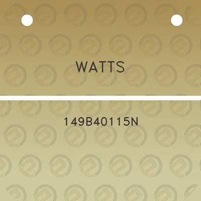 watts-149b40115n