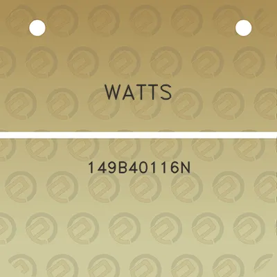 watts-149b40116n