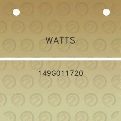 watts-149g011720