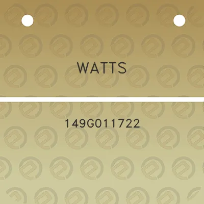 watts-149g011722