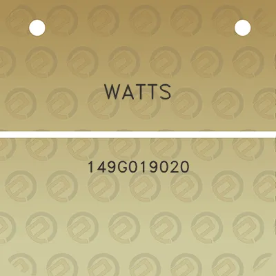 watts-149g019020