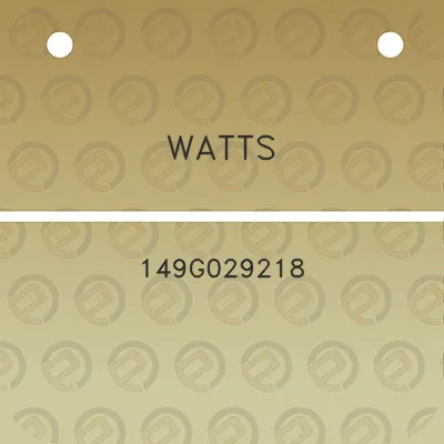 watts-149g029218