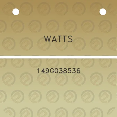 watts-149g038536