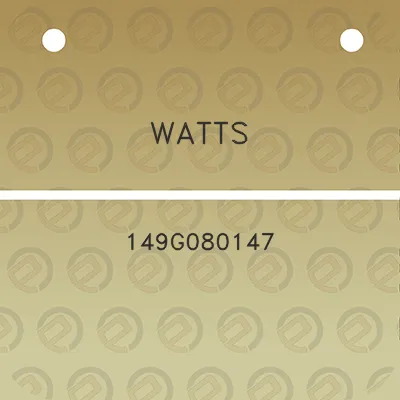 watts-149g080147