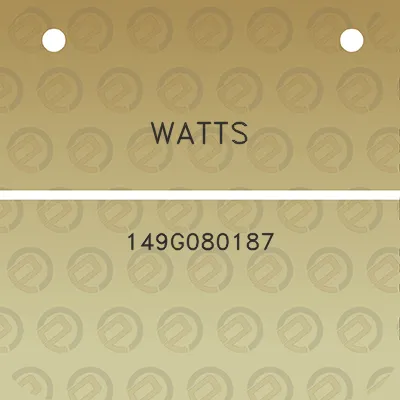 watts-149g080187