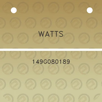 watts-149g080189