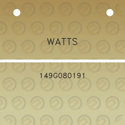 watts-149g080191