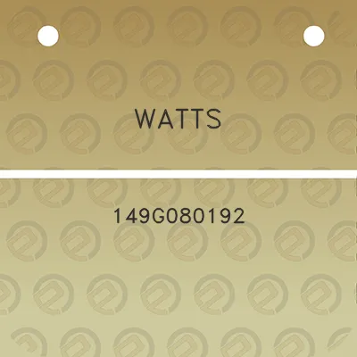 watts-149g080192