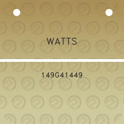 watts-149g41449