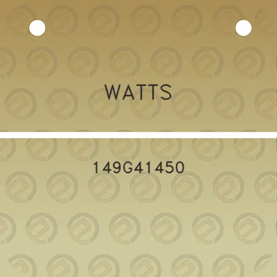 watts-149g41450