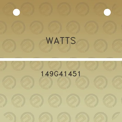 watts-149g41451