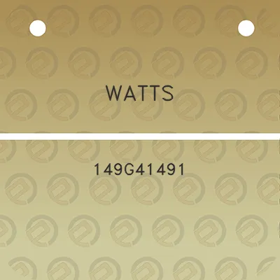 watts-149g41491