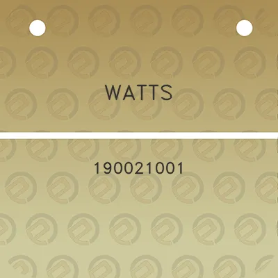 watts-190021001