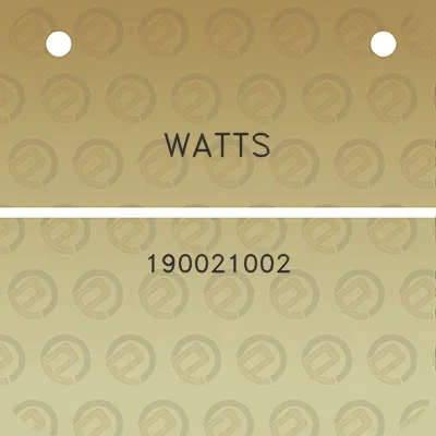 watts-190021002