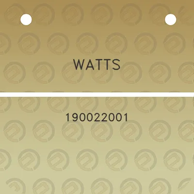 watts-190022001