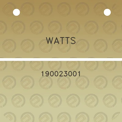 watts-190023001