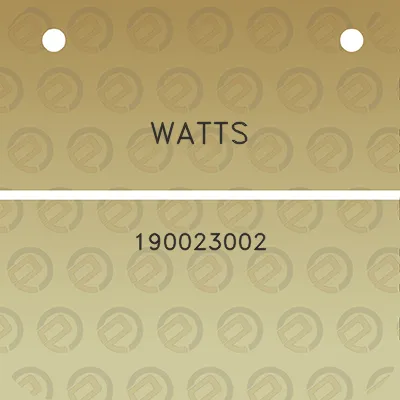 watts-190023002