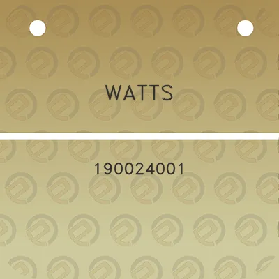 watts-190024001