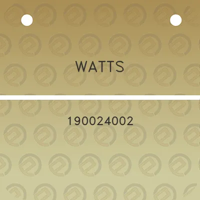 watts-190024002