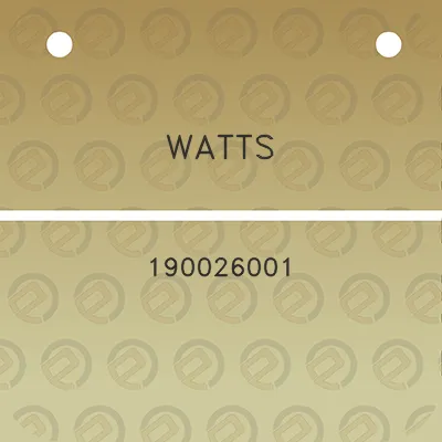 watts-190026001