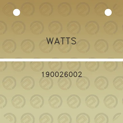 watts-190026002