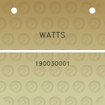 watts-190030001