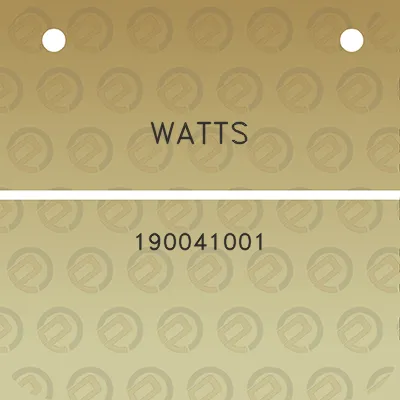 watts-190041001