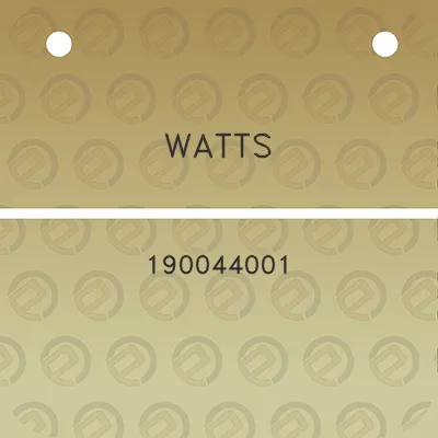 watts-190044001