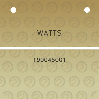 watts-190045001