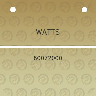 watts-80072000