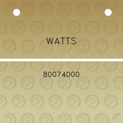 watts-80074000